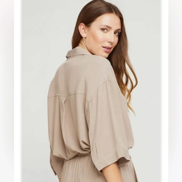 Gentle Fawn Tenille Button Down Collar Shirt in Porcini XS - Picture 3 of 13